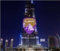 برج خليفة يحتفل بتأهل العين لنهائي كأس العالم للأندية