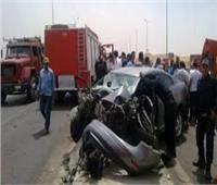 إصابة 7 اشخاص في حادث تصادم بطريق شبرا بنها الحر  