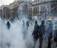 بالفيديو.. صدامات بين السترات الصفراء والشرطة الفرنسية بعد تجدد الاحتجاجات