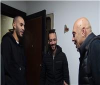 خالد بوطيب يصل نادي الزمالك استعدادا لبدء المؤتمر الصحفي