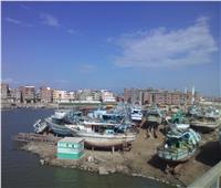إغلاق ميناء الصيد ببرج البرلس لليوم الثاني بسبب الطقس