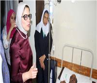 وزيرة الصحة تتفقد أعمال الإنشاءات بمستشفى «أبو خليفة»