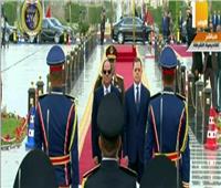 شاهد| مراسم استقبال خاصة للرئيس السيسى فور وصوله لأكاديمية الشرطة