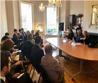 وزير الخارجية يعقد جلسة حوارية مع معهد الشئون الدولية والأوروبية بأيرلندا