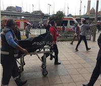 نقل الوفيات إلى مستشفي القبطي  والسكة الحديد في حريق محطة مصر| محدث