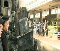فيديو| النقل: تم السيطرة على حريق قطار محطة مصر فور وقوعه