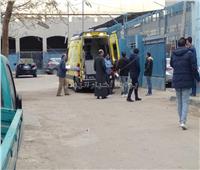صور| وصول أشلاء جثث ضحايا «قطار رمسيس» إلى مشرحة زينهم