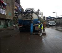 القابضة لمياه الشرب تسحب مياه الأمطار من القاهرة والجيزة خلال 4 ساعات