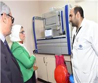 وزيرة الصحة تتابع حملة «100 مليون صحة» بمستشفى القاهرة الفاطمية