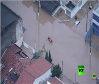 فيديو| مصرع 12 شخصًا بسبب فيضانات في البرازيل