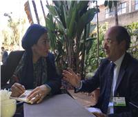 ياسمين فؤاد تلتقي المدير العام للبيئة في الاتحاد الأوروبي بنيروبي