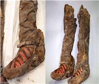 العثور على مومياء عمرها 1500 عام ترتدي حذاء