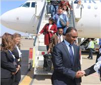 مطار أسوان يستقبل ضيوف ملتقي الشباب العربي الأفريقي
