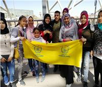 الأهالي يستقبلون بطلة الإسماعيلية نعمة سعيد في مطار القاهرة 