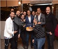صور| مصطفى محفوظ يحتفل بعيد ميلاد رامي صبري مع عدد من النجوم