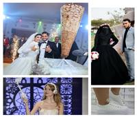 «فستان زفاف أسود وعامود شاورما».. أحدث تقاليع الأفراح