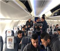 صور| المنتخب القومي يغادر إلى نيامي بطائرة خاصة من برج العرب  