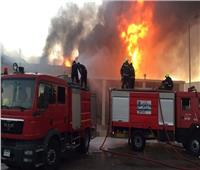 السيطرة على حريق أمام سينما رادوبيس في الهرم