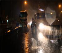 تساقط أمطار غزيرة على القاهرة والجيزة