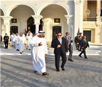 صور| الرئيس السيسي والشيخ محمد بن زايد في قصر رأس التين