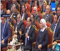 فيديو| الرئيس السيسي يقدم الشكر والتحية لكل سيدة مصرية 