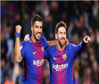 «ميسي وسواريز» يقودان برشلونة للفوز على اتليتكو مدريد بثنائية 