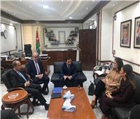تفاصيل لقاء 3 وزراء مع وزير التجارة والصناعة الأردني 