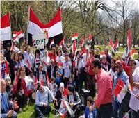 صور| الجالية المصرية في أمريكا تحتشد لدعم السيسي خلال زيارته لواشنطن