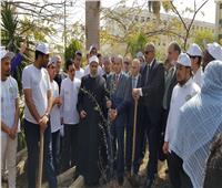 المحرصاوي يدشن مبادرة «هنجملها» بزراعة أشجار مثمرة بجامعة الأزهر