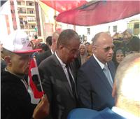 محافظ القاهرة يتفقد لجان الاستفتاء على التعديلات الدستورية في حي الأسمرات