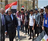 صور| جامعة حلوان تحتشد بقوة للمشاركة في الاستفتاء على الدستور