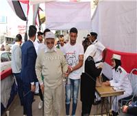 إقبال كثيف على لجان الاستفتاء بمدينة نصر