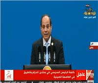السيسى: ننفذ برنامجًا اقتصاديًا طموحًا لجذب الاستثمارات إلى مصر