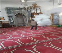 بالصور| رش مساجد الإسكندرية بـ«الضباب» لمكافحة البعوض قبل رمضان