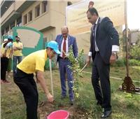 صور| سفير تايلاند يزرع أشجارًا بمستشفى جامعة الأزهر التخصصي