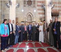 صور| افتتاح مسجد «فاطمة الشقراء» بعد ترميم مئذنته