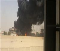 النيابة تعاين حريق مصنع بمدينة بدر لمعرفة أسباب الحادث