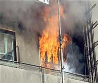 الأدلة الجنائية تعاين حريق منزل بالموسكي