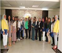 مايا مرسي تستقبل فتيات مصر المشاركة في الدورة التأسيسية لبناء المرأة العربية