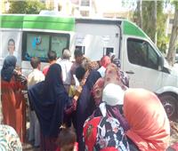 القوافل الطبية العلاجية المجانية تعالج 1500 مريض بقرية فيشا بالمحمودية 