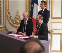 صور| اتفاقية بين فرنسا والـ«كاف» لتطوير الرياضة المصرية والكرة النسائية 