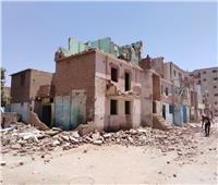 استكمال إزالة مباني مدينة العمال في المنيا