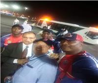 منتخب الكونغو يصل مطار القاهرة 