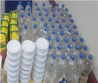 ضبط ٣٨٤٠ زجاجة خل مغشوش داخل مصنع غير مرخص بكفر الشيخ