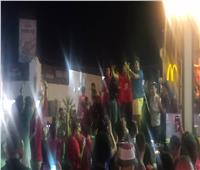 فيديو| حمو بيكا يشعل الساحل الشمالي بين شوطي مباراة مصر وزيمبابوي