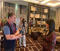 قناة CCTV الصينية تستضيف وزيرة السياحة فى لقاء تليفزيونى