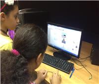 صور| انطلاق البرنامج الكندى لتعليم الأطفال مهارات الكمبيوتر بمكتبة المستقبل