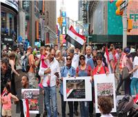 صور«نثق فيك».. الجالية المصرية بأمريكا تحتفل بثورة ٣٠ يونيو