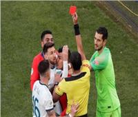 كوبا أمريكا 2019| «ميسي» يطرد من مباراة الأرجنتين وتشيلي «فيديو»