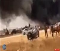 فيديو| اللقطات الأولى لمحاولة إغتيال قائد القوات الخاصة الليبية بسيارة مفخخة